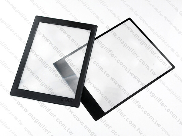 3X Foldable Hand Free Full Page LED Lighted Magnifying Sheet, industrial magnifying  glass supplier